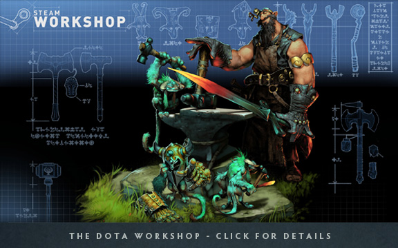 Dota 2 стала free и теперь любой желающий может ее купить Blacksmith_SteamWorkshop_blog