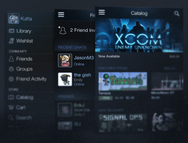 Steam News - The updated Steam Mobile App is now available - Steam News