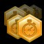 Icon for Fast forward (gold)