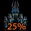 Icon for 25% OF THE CASTLE IS LIT