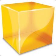 Orange Cube Icon PSD Template.